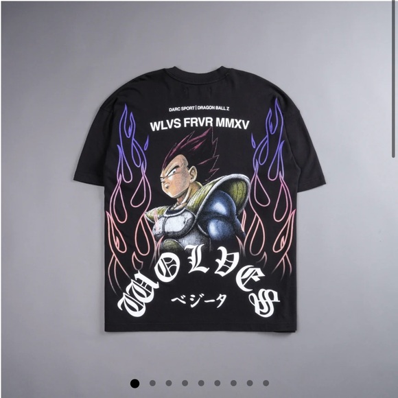 DARC SPORT X DRAGON BALL Z (DBZ) X VEGETA ONE OF US SHIRT - Picture 2 of 10